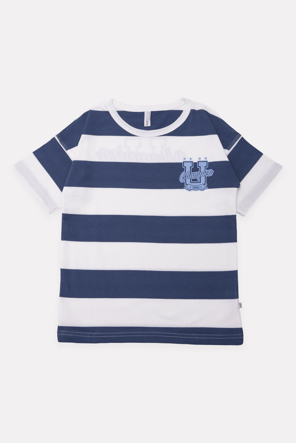 Remera Niño College Rayada